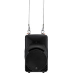 Mackie SRM450 V3 Active Portable PA Speakers, Stands & Leads Bundle