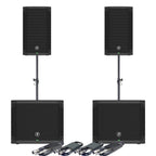 Mackie Thump 12 V4 Speakers and 2x 15S Subwoofers, Active PA Bundle Deal
