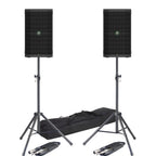 Mackie Thump 210 XT, Active Bluetooth PA Speakers + Stands & Leads Bundle Deal
