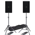 Mackie Thump 212 PA Speakers + Stands & Leads Bundle Deal