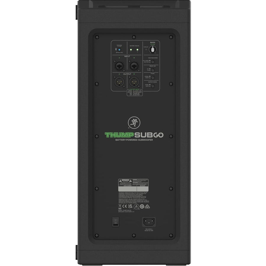 Mackie Thump Sub GO, Battery Powered Active PA Subwoofer with Bluetooth (200w RMS)