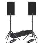 Mackie Thump 12 V4, Active PA Speakers with Bluetooth + Stands & Leads Bundle Deal