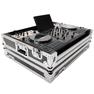 Magma DJ Controller Flight Case for Denon DJ Prime 4 G2, Silver (41047)