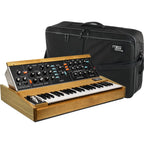 Moog Minimoog Model D Tribute Edition, Legendary Analogue Synthesizer (White Oak) + Free Bag
