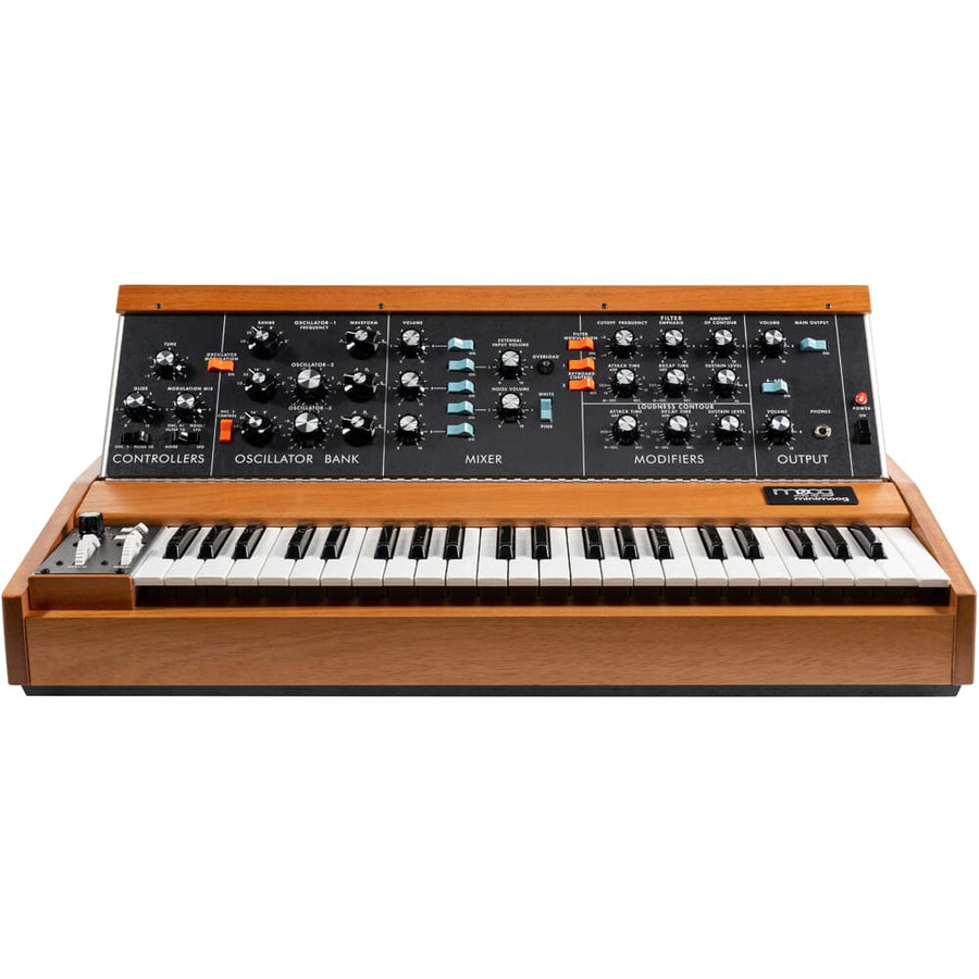Moog Minimoog Model D, Legendary Analogue Synthesizer (Mahogany)