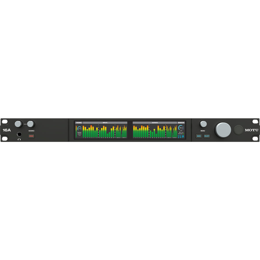 MOTU 16A, 32 x 34 Thunderbolt™ 4 / USB4 Audio Interface with DSP, Mixing, Effects and Networking