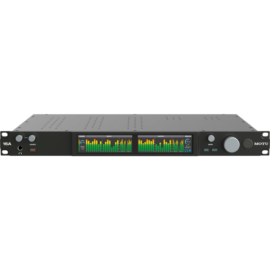 MOTU 16A, 32 x 34 Thunderbolt™ 4 / USB4 Audio Interface with DSP, Mixing, Effects and Networking