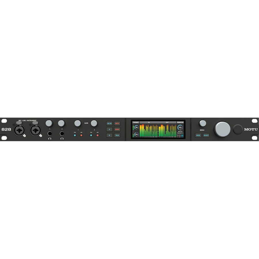 MOTU 828 (2024 Model), 28 x 32 USB3 Audio Interface for Mac, Windows and iOS with Mixing and Effects