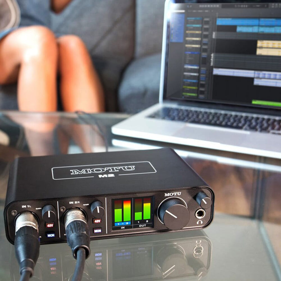 MOTU M2, 2-Channel USB-C Audio Interface + Ableton Live 12 Standard Bundle Deal