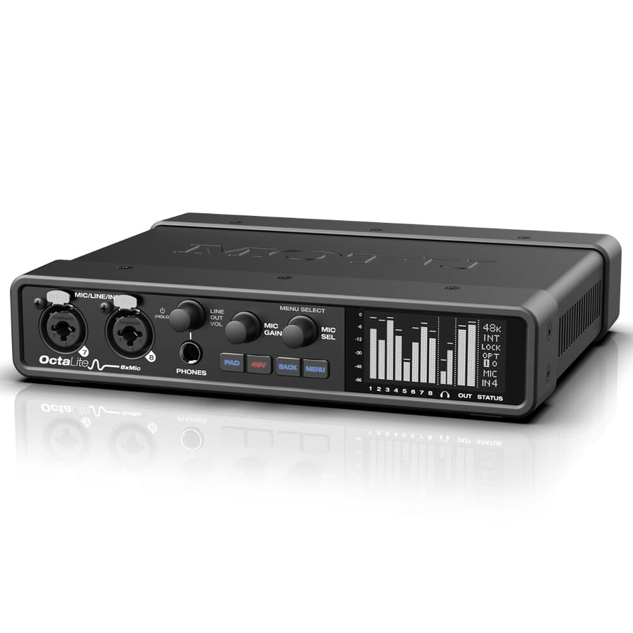 MOTU OctaLite 16x12 USB-C Audio Interface with 8 Mic Preamps