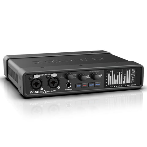 MOTU OctaLite 16x12 USB-C Audio Interface with 8 Mic Preamps