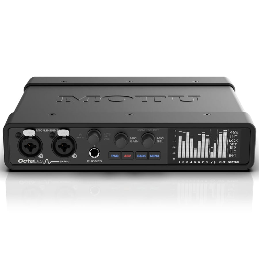MOTU OctaLite 16x12 USB-C Audio Interface with 8 Mic Preamps