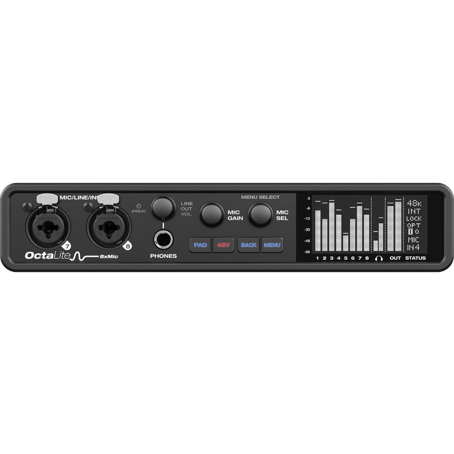 MOTU OctaLite 16x12 USB-C Audio Interface with 8 Mic Preamps