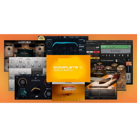 Native Instruments Komplete 15 Select Band, Software Download