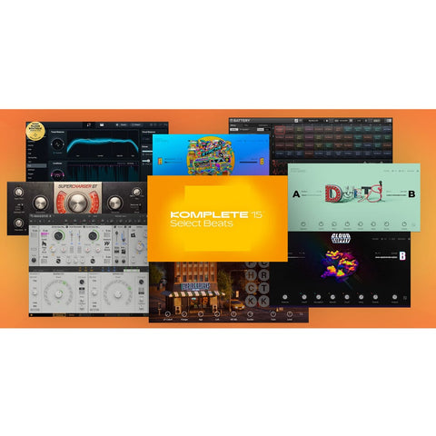 Native Instruments Komplete 15 Select Beats, Software Download