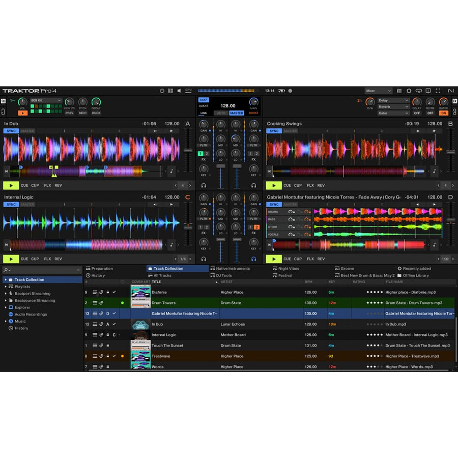 Native Instruments Traktor Pro 4 DJ Update from Pro 3, Software Download (30% off - Summer Sale 2026)