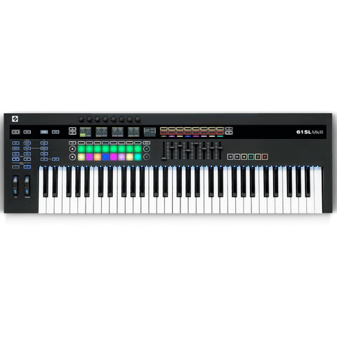 Novation 61SL MKIII MIDI and CV Keyboard Controller with Sequencer + Komplete 15 Select