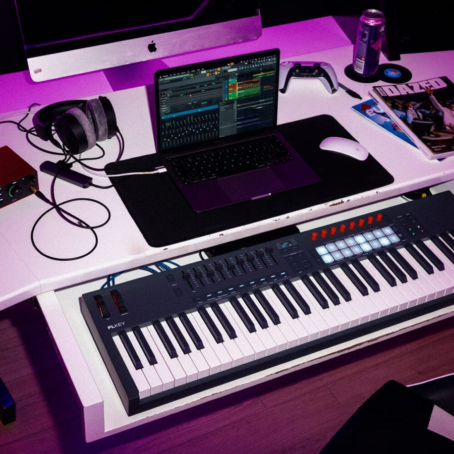 Novation FLkey MK2 61, USB MIDI Keyboard for FL Studio + Komplete Select