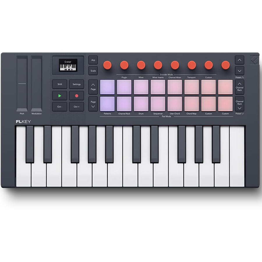 Novation FLkey MK2 Mini 25, USB MIDI Keyboard for FL Studio + Komplete Select