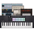 Novation Launchkey Mini-37 MK4, MIDI Keyboard Controller & Software Bundle Inc. Komplete Select