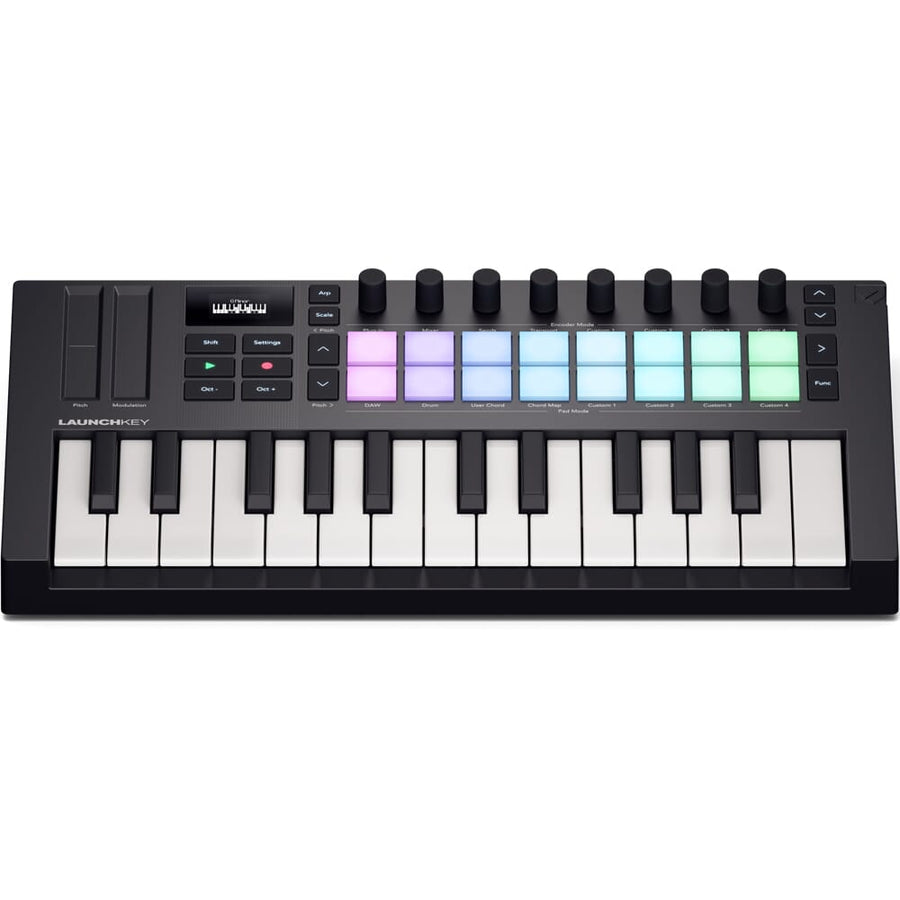 Novation Launchkey Mini-25 MK4, MIDI Keyboard Controller & Software Bundle Inc. Komplete Select
