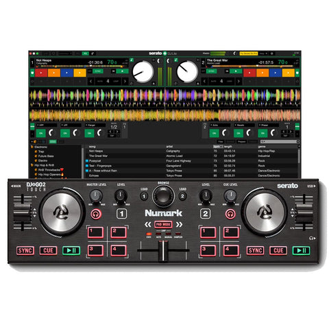 Numark DJ2GO2 Touch, 2 Channel Serato DJ Controller