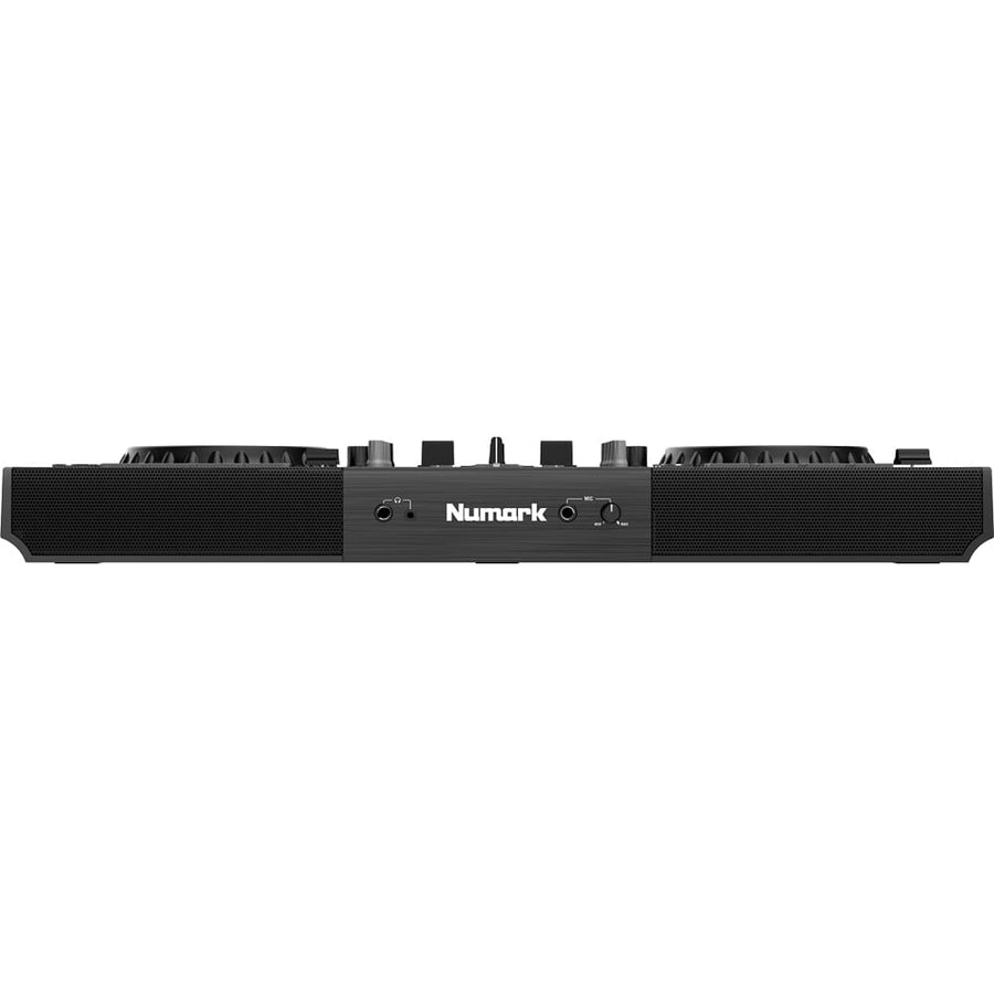 Numark Mixstream Pro Plus, Standalone DJ Controller with Built-In Speakers, Amazon Music Streaming & Stems