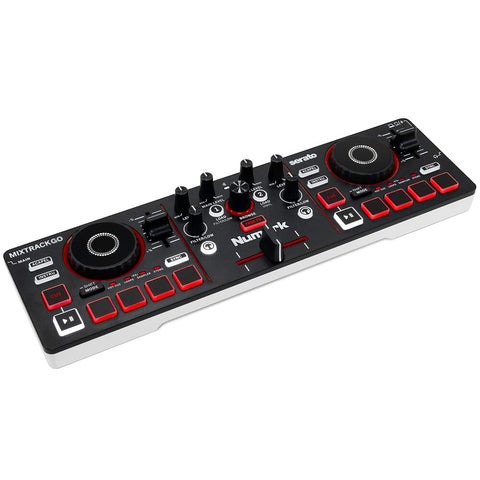 Numark MixTrack GO, Ultra-Portable DJ Controller with Stems Control