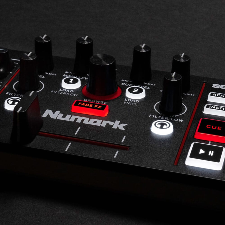 Numark MixTrack GO, Ultra-Portable DJ Controller with Stems Control