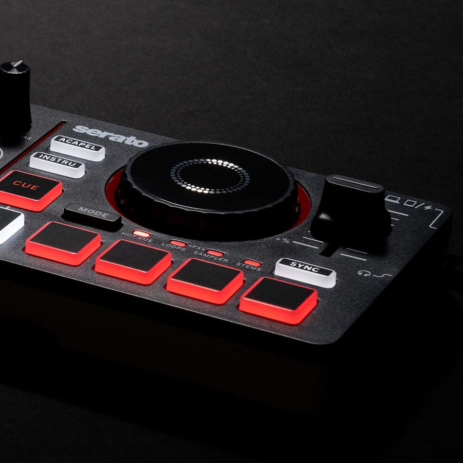 Numark MixTrack GO, Ultra-Portable DJ Controller with Stems Control