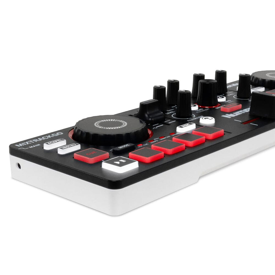 Numark MixTrack GO, Ultra-Portable DJ Controller with Stems Control
