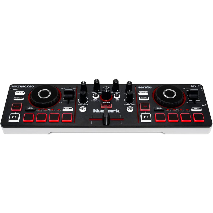 Numark MixTrack GO, Ultra-Portable DJ Controller with Stems Control