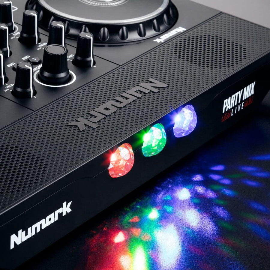 Numark Party Mix Live, DJ Controller With Built In Lighting Show & Speakers