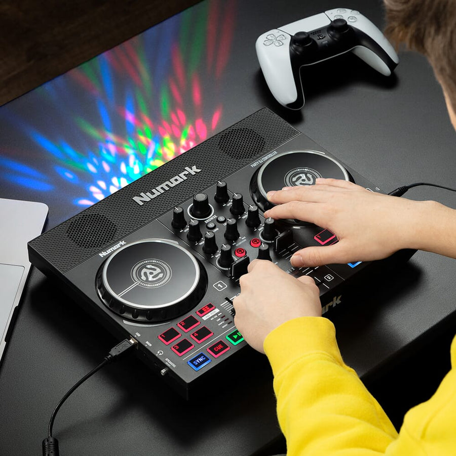 Numark Party Mix Live + HF125 Headphones Bundle