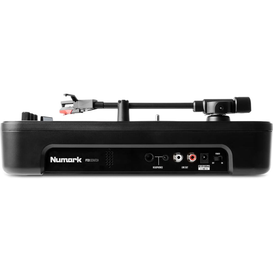 Numark PT01 Scratch Turntable With Built-In Speakers & Crossfader