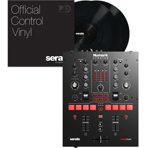 Numark Scratch, DJ Mixer + Serato DVS Software & Timecode Vinyls