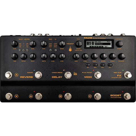 NUX NME-5 Trident, Integrated Amp Modeller and Multi-Effects Pedal