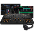 Pioneer DJ DDJ-FLX4 DJ Controller & HDJ-CUE1 Headphones Bundle