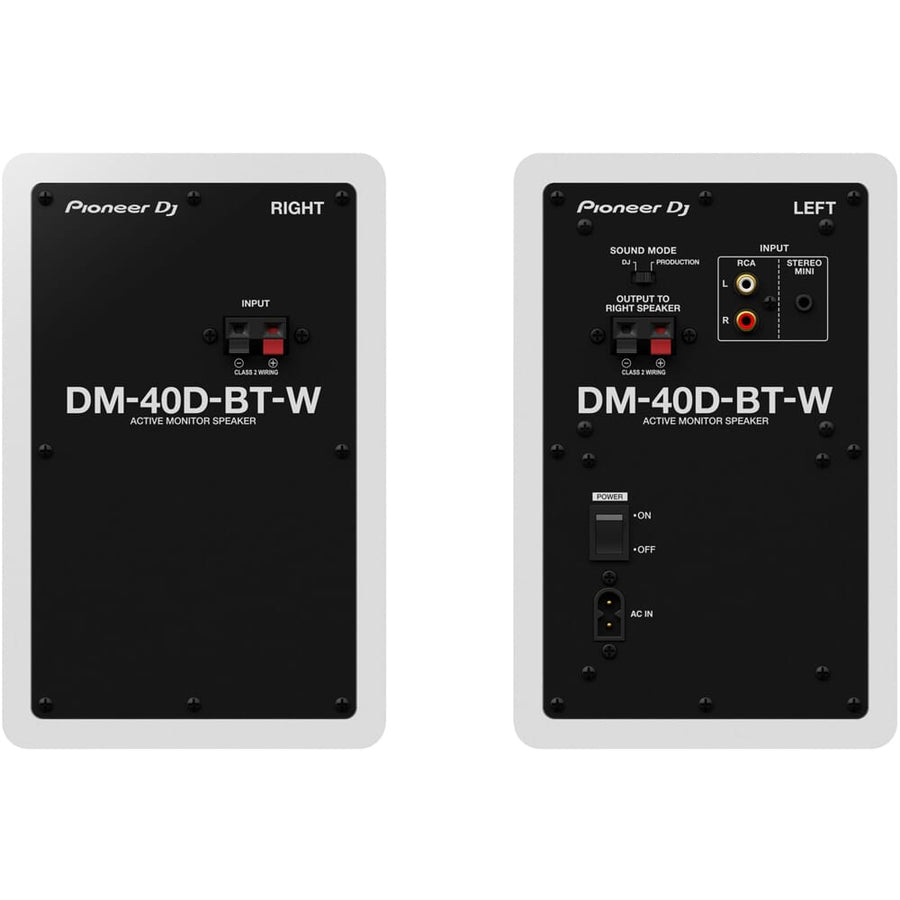 Pioneer DJ DM-40D BT White, 4