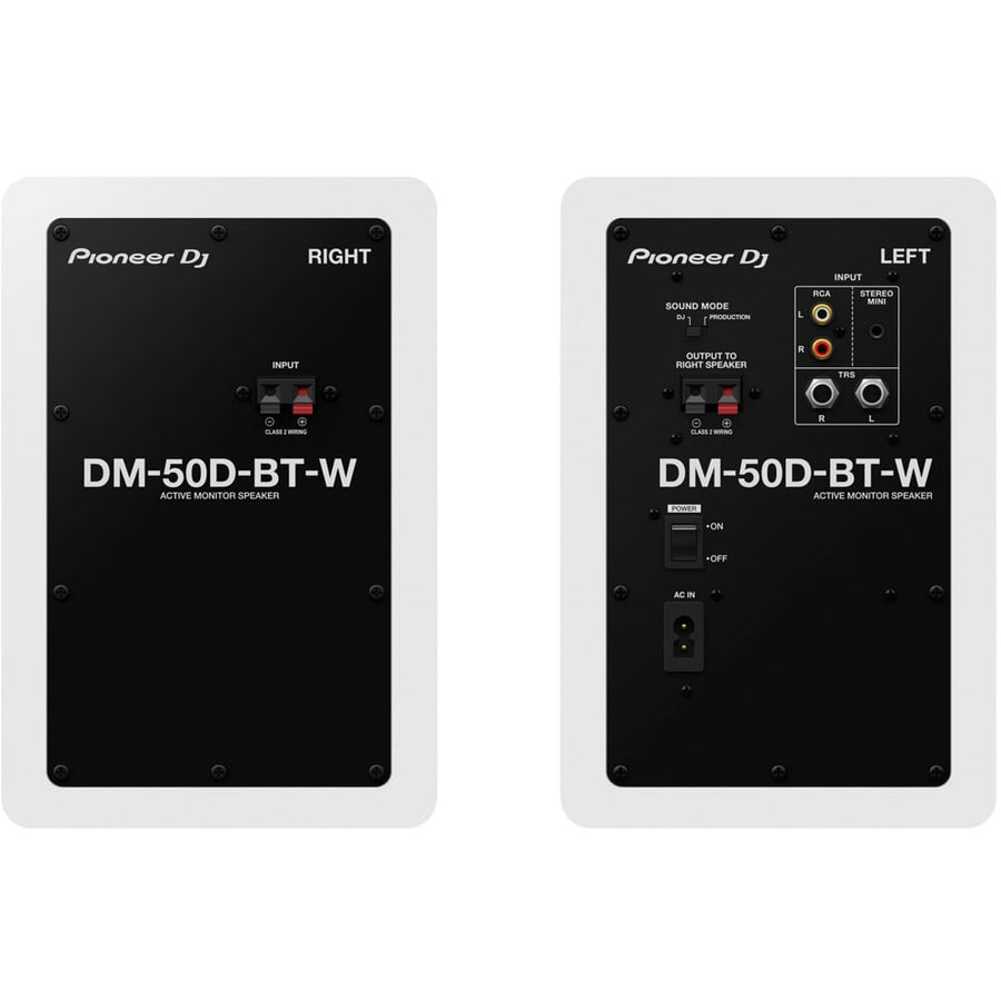 Pioneer DJ DM-50D BT White , 5