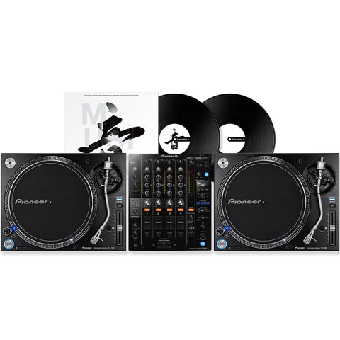 Pioneer DJ PLX1000 (Pair) + DJM-750 MK2 & Rekordbox DVS Vinyl