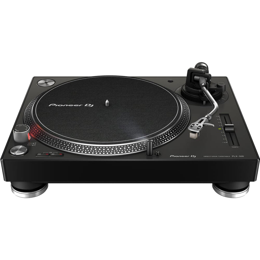 Pioneer DJ PLX500 Turntables (Pair) & DJM-450 Mixer Bundle inc Rekordbox DJ + DVS Control Vinyl