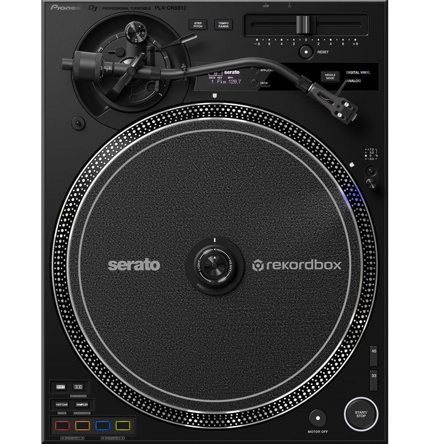 Pioneer DJ 2x PLX-CRSS12 Turntables & DJM-S11 Mixer Bundle