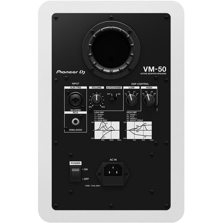 Pioneer DJ VM-50 White Active Monitor For DJ's Or Music Production (Single / B-Stock)