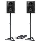 Pioneer DJ VM-70 Active DJ Speakers (Pair) + Stands & Cables Bundle Deal