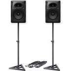 Pioneer DJ VM-80 Active DJ Speakers (Pair) + Stands & Cables Bundle Deal