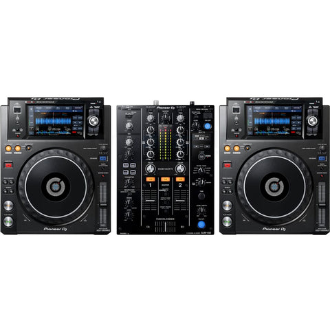 Pioneer DJ XDJ-1000 MK2 (Pair) & DJM-450 Mixer + Rekordbox Bundle Deal