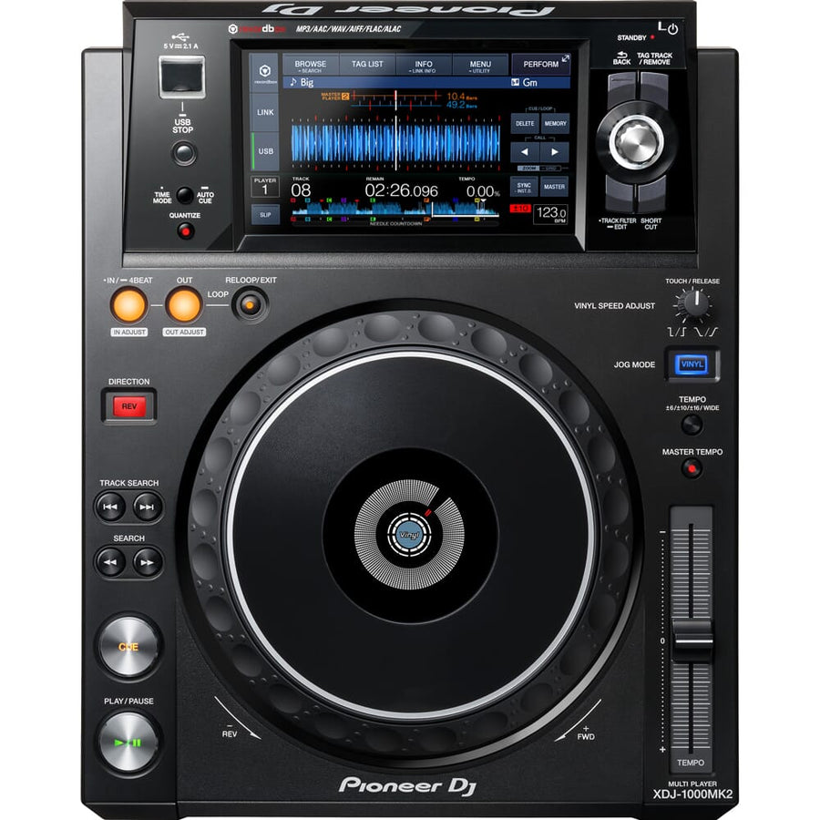 Pioneer DJ XDJ-1000 MK2 Performance Player With 7