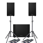 Pioneer DJ XPRS102 + XPRS1152S + Tripod Stands & Leads Bundle Deal