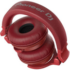 Pioneer DJ HDJ-CUE1BT-R DJ Headphones With Bluetooth (Red)